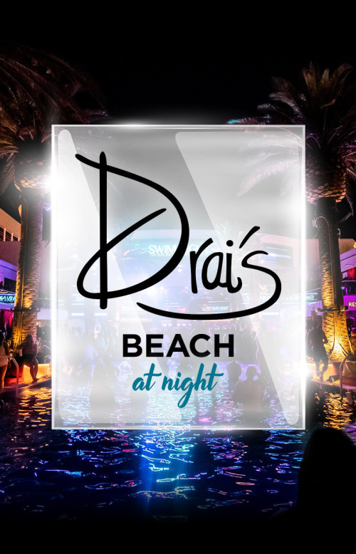 Drai's Beach at Night - Swim Night