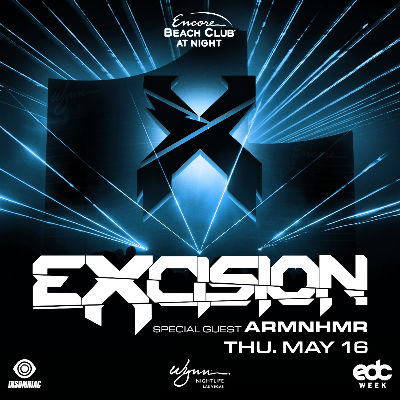 Excision with Special Guest ARMNHMR, Thursday, May 16th, 2024