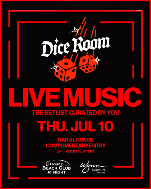 Dice Room - Encore Beach Club At Night