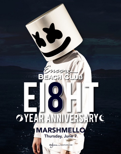 Marshmello - Nightswim - Encore Beach Club At Night