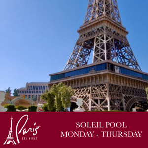 Soleil Pool Weekdays, Monday, April 20th, 2020