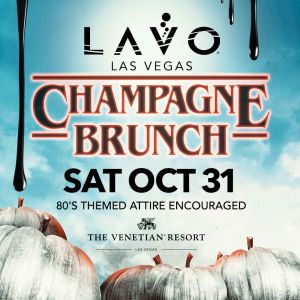 CHAMPAGNE BRUNCH, Saturday, October 31st, 2020