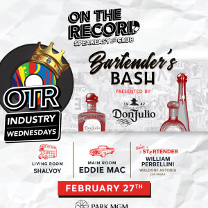 Bartender Bash with Eddie Mac, Wednesday, February 27th, 2019