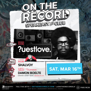 Questlove, Saturday, March 16th, 2019