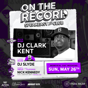 DJ Clark Kent, Sunday, May 26th, 2019