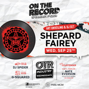 Shepard Fairey Art Unveiling + DJ Set, Wednesday, September 25th, 2019
