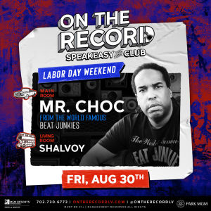 Mr. Choc Labor Day Weekend, Friday, August 30th, 2019