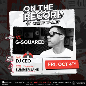 G-Squared, Friday, October 4th, 2019