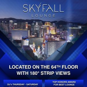 Skyfall Lounge, Monday, August 19th, 2019