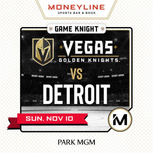Game KNIGHT: Detroit vs VGK, Sunday, November 10th, 2019