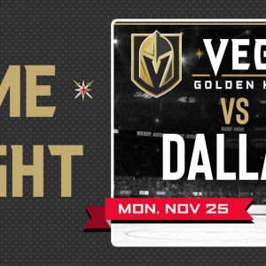 Game KNIGHT: Dallas vs VGK, Monday, November 25th, 2019
