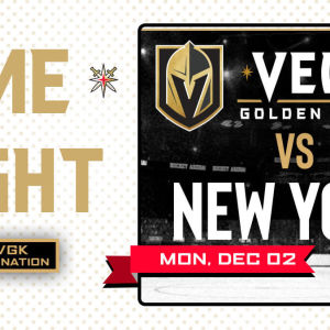 Game KNIGHT: New York vs VGK, Monday, December 2nd, 2019