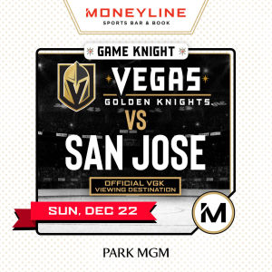 Game KNIGHT: San Jose vs VGK, Sunday, December 22nd, 2019