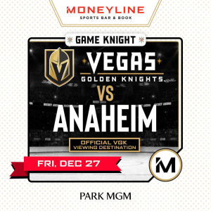 Game KNIGHT: Anaheim vs VGK, Friday, December 27th, 2019