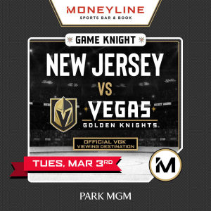 Game KNIGHT: New Jersey vs VGK, Tuesday, March 3rd, 2020