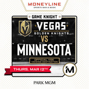 Game KNIGHT: VGK vs Minnesota, Thursday, March 12th, 2020
