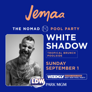DJ WHITE SHADOW LDW, Sunday, September 1st, 2019