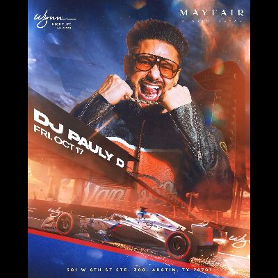 DJ Pauly D at Mayfair Austin, Friday, October 17th, 2025