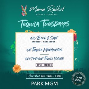 Tequila Tuesdays, Tuesday, September 17th, 2019