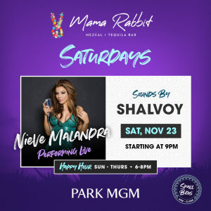 Saturdays with Nieve Malandra, Saturday, November 23rd, 2019