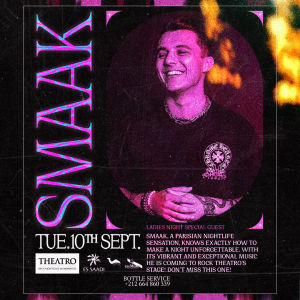 Ladies Night x Smaak, Tuesday, September 10th, 2024