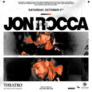 Theatro x Jon Rocca, Saturday, October 5th, 2024