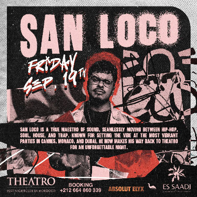 Theatro x San Loco, Friday, September 19th, 2025