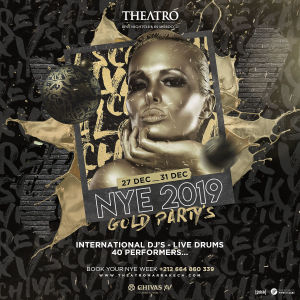 Gold Party, Monday, December 31st, 2018