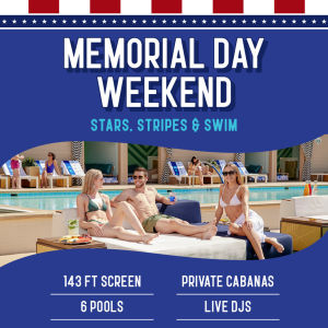Memorial Day: Stars, Stripes & Swim, Monday, May 26th, 2025