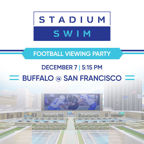 Football Viewing Party - Stadium Swim