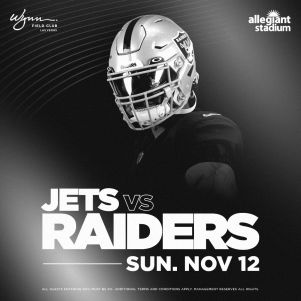 NFL: New York Jets at Las Vegas Raiders at Wynn Field Club
