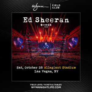 Ed Sheeran at Wynn Field Club