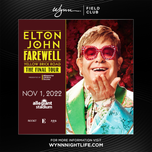 Elton John at Wynn Field Club
