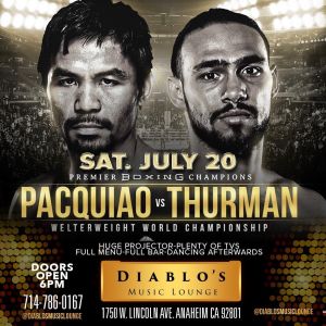 Fight Night, Saturday, July 20th, 2019