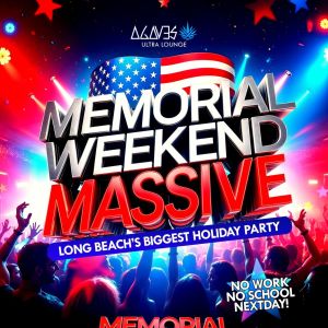 MEMORIAL DAY WEEKENND, Sunday, May 25th, 2025