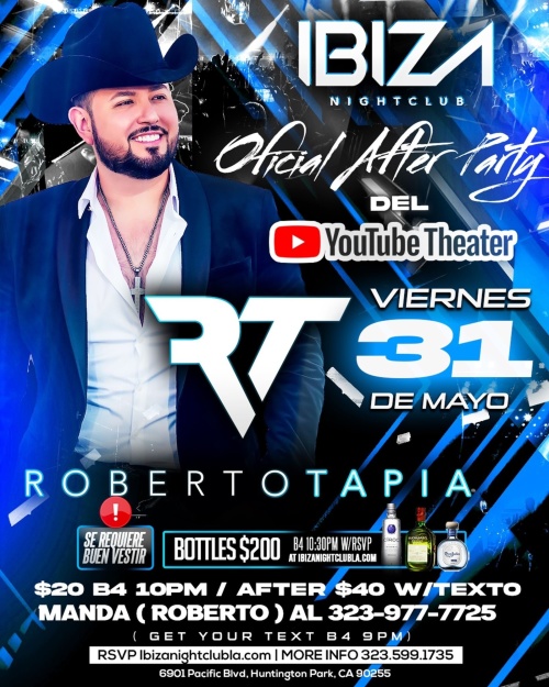 Roberto Tapia - Ibiza Nightclub LA