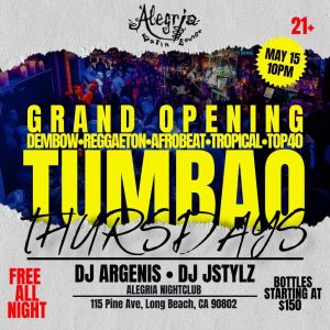 Tumbao Thursday, Thursday, May 15th, 2025