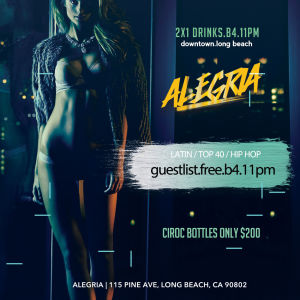 Alegria Friday, Friday, April 3rd, 2020