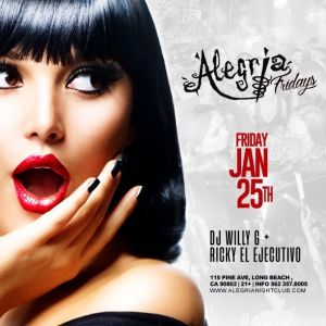 Alegria Friday, Friday, January 25th, 2019