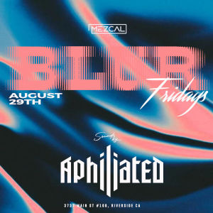 BLUR FRIDAYS, Friday, August 29th, 2025