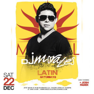 Latin Saturdays, Saturday, December 22nd, 2018