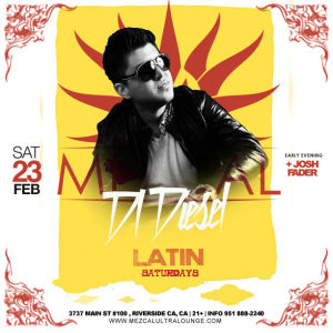 Latin Saturdays, Saturday, February 23rd, 2019
