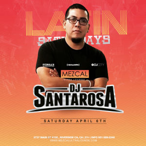 Latin Saturday, Saturday, April 6th, 2019