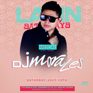Latin Saturdays, Saturday, July 13th, 2019