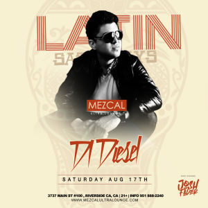 Latin Saturday, Saturday, August 17th, 2019