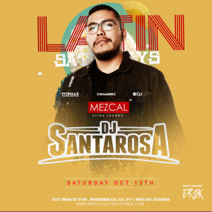 Latin Saturday, Saturday, October 12th, 2019