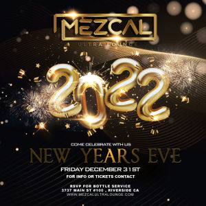 New Year's Eve 2022, Friday, December 31st, 2021