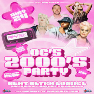 2000's Night, Saturday, May 24th, 2025