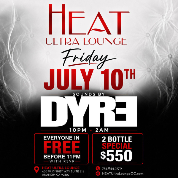HEAT Fridays With DJ Dyre