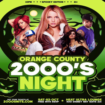 2000's Night - Sat Oct 3